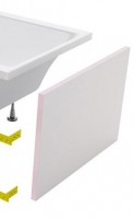 NIWELL Wave 70 cm akril kád oldallap