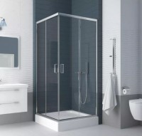 New Trendy Suvia 80x80 cm szögletes zuhanykabin, Active Shield vízlepergető üvegbevonattal + Feria z