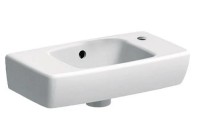 Geberit Selnova Square 45x25 cm kézmosó, jobb oldali csaplyukkal, túlfolyóval  500.319.01.5