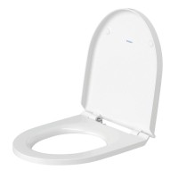 Duravit No.1 WC ülőke, nemesacél zsanérral, normál záródású