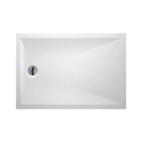 Roltechnik Marmo Neo Square 80x90 cm aszimmetrikus, szögletes, öntöttmárvány zuhanytálca