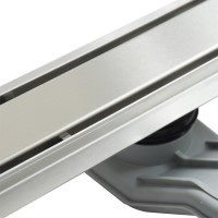 Wellis W-Drain 60 cm rozsdamentes acél zuhanyfolyóka, Flat rácsmintával - KÉSZLETSÖPRÉS 2025