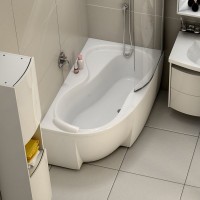 Ravak Rosa 95 aszimmetrikus akril kád 150x95 cm, jobbos vagy balos kivitelben