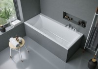 NIWELL Petra Lux 180x80 cm szögletes akril kád