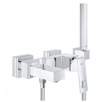 Grohe Eurocube kádtöltő csaptelep  + Euphoria Cube Stick zuhanyszettel 23141000