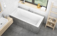 Roltechnik Savona Neo 170x80 cm egyenes akril kád, középlefolyós
