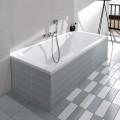 Villeroy & Boch Targa Plus Duo akril kád 170x75 cm + vízszintező kádláb + Alcaplast automata k�