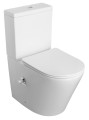 Sapho Paco PC1012RX monoblokk WC bidézuhannyal, perem nélküli, alsó-hátsó kifolyású, tartál