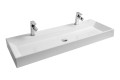 Ravak Natural Duo 1200 öntöttmárvány mosdó, falra vagy pultra, bútorra tehető 120x45 cm