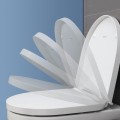 Duravit Durastyle No.1 Compact lecsapódásmentes WC ülőke, nemesacél zsanérral