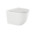 Invena Tinos perem nélküli fali WC + Soft close, lecsapódásmentes WC ülőkével