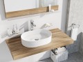 Ravak Ceramic Slim O pultra tehető kerámia mosdó 55x37 cm