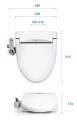 Design-bid bidé funkciós WC ülőke - EASY-BID 1100